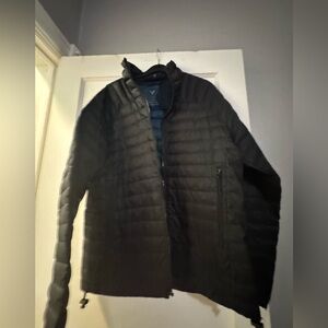 American Eagle Outfitters Men's Black Puffer Jacket